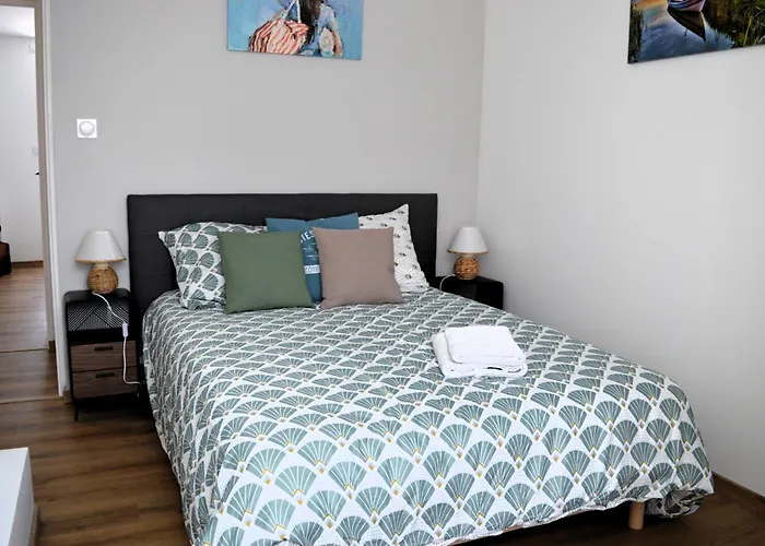 L'artiste, Moderne Avec Vue - Cour - Parking Apartamento Langrune-sur-Mer